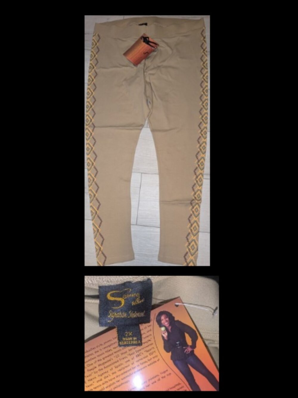 NWT Serena Williams Leggings Stretch Pants Womens Plus Size 2X